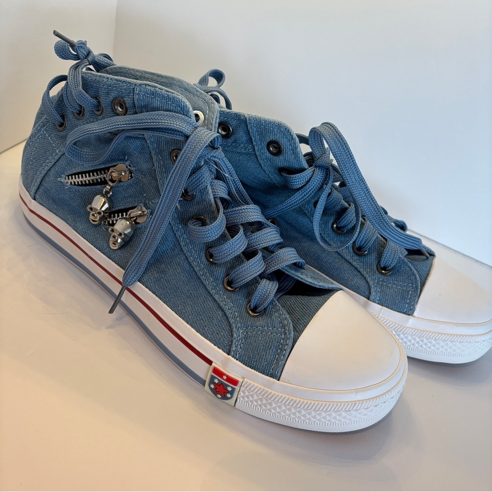 Fashion high top denim SHOES